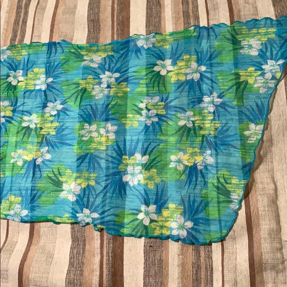 Green/blue sarong
